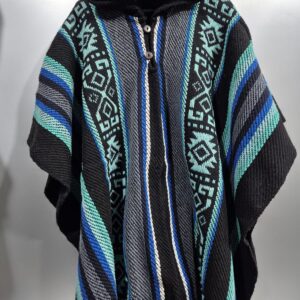 poncho lana